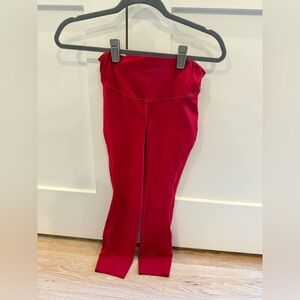 Lululemon Woman Red Leggings